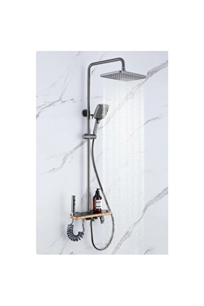 Sanlux Sistem de duș cu efect de ploaie Tropic cu iluminare ambientală și ind...