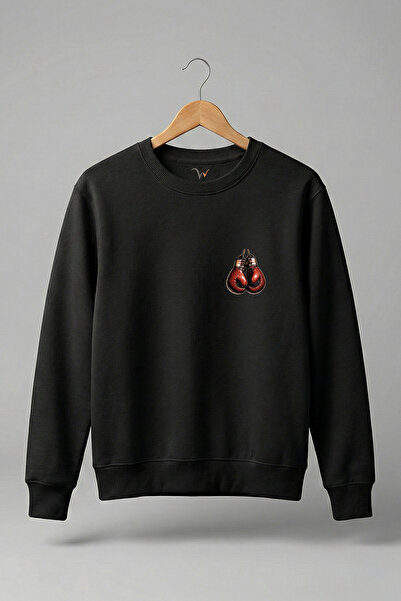 MODA Athlete Boxing No Pain No Gain Front Back Printed 100% Cotton Black 3 Th...