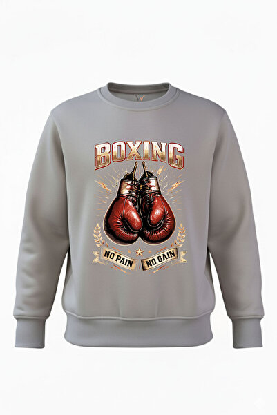 MODA Boxing Printed Athlete No Pain No Gain Boxing Gloves 100% Cotton Black 3...