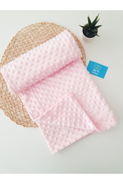 artıbebe Double Layer Pink Color Chickpea Baby Blanket