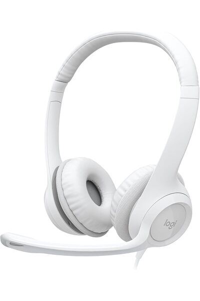 logitech سماعة رأس سلكية H390 لأجهزة الكمبيوتر المحمولة والمكتبية