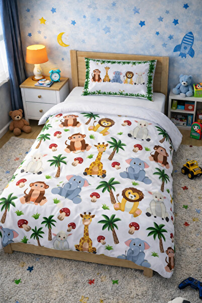 instababyrooms Children's Room Digital Printed Single Duvet Cover Set Without...