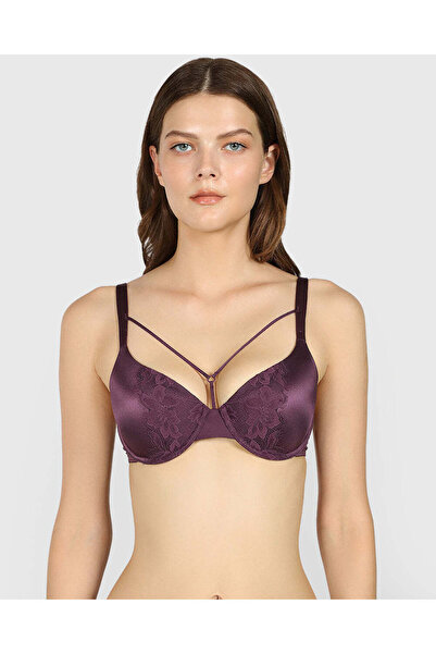 Isla & Evie حمالة صدر شفافة بتغطية كاملة وبطانة خفيفة