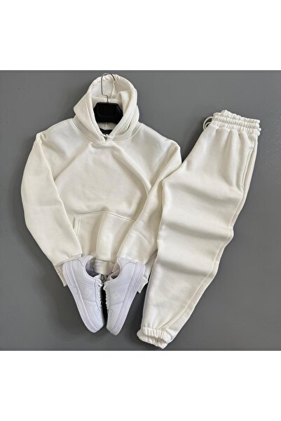 WENMİNG Men's 3-Ply Ka Hooded Tracksuit Set