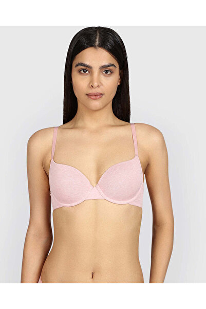 La senza حمالة صدر ريمكس ديمي مبطنة قليلاً بلون هيذر