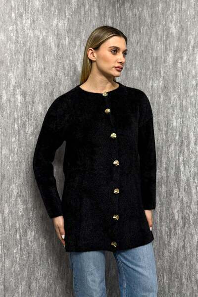 ModaPlaza Women's Buttoned Soft Cardigan 5689