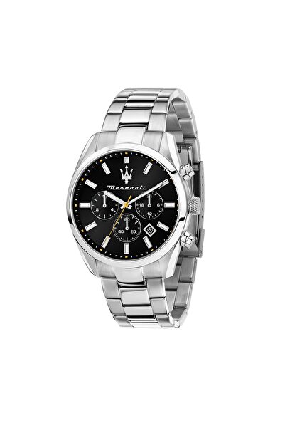 maserati watch Maserati Attrazione watch R8853151010, Dual Time, silver stain...