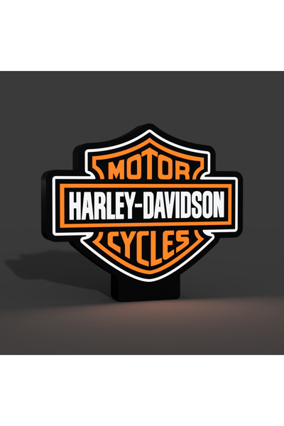TriVox3D HARLEY LED IŞIK KUTUSU (EV VE OFİS İÇİN UYGUNDUR PRİZE TAKILARAK ÇAL...