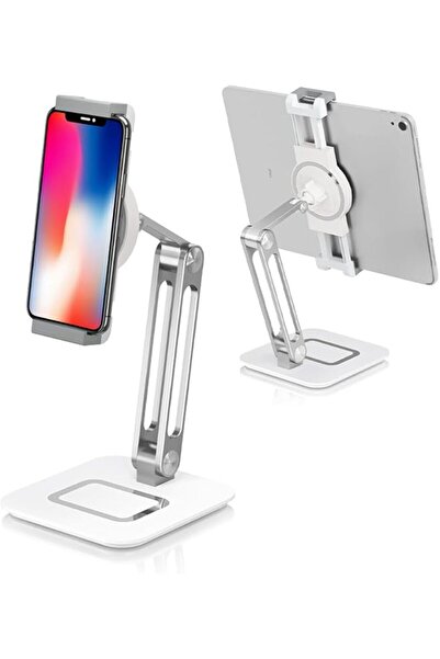 The Bros Tablet Stand, Adjustable Tablet Dock, 360 Degree Rotating Desktop Mo...