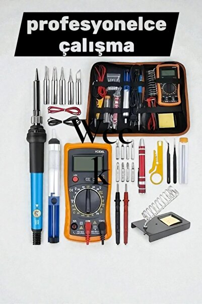 Renvox 200-450°C Ayarlanabilir Lehim Havya Seti | Multimetreli | Açma Kapama ...