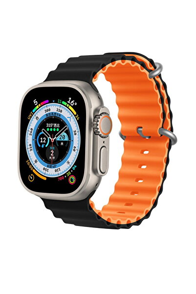 Tech-Protect Curea sport pentru Apple Watch neagră/portocaliu