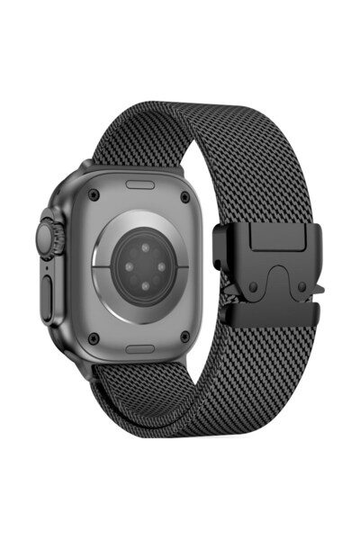 Tech-Protect Curea din oțel inoxidabil pentru Apple Watch neagră