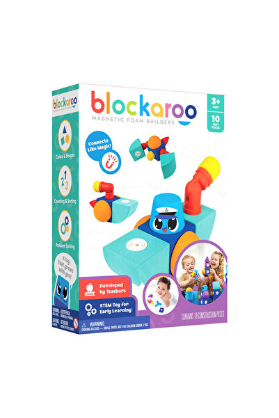 Blockaroo Magnetic Foam Builders – Tugboat Set (10 pcs)