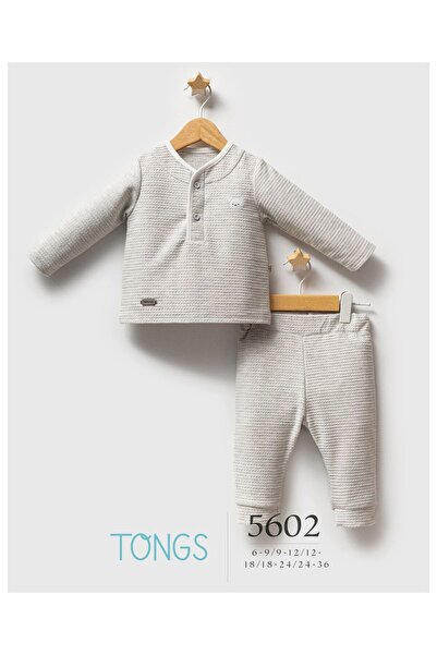 BUDİ HOME Tongs Baby Classic Bear Set of 2 5602 Gray