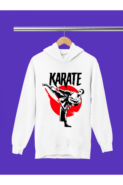 MAGORS Karate Sports Printed 3 Yarn Quality Soft Texture Hooded Children's Sw...