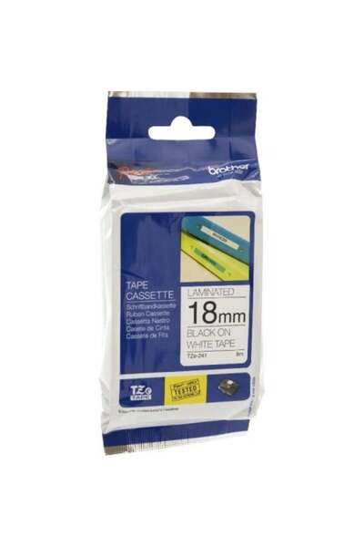 Brother 241-TZE Tape 18MM Black/White