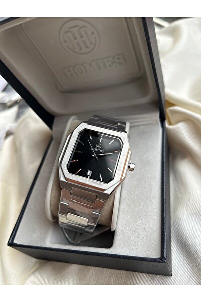 Homies Men's Wristwatch with Steel Band 2 Years Warranty Gift Special Day