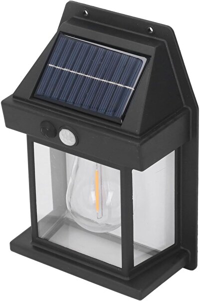 Biki مصباح جداري شمسي خارجي مزود بمستشعر حركة