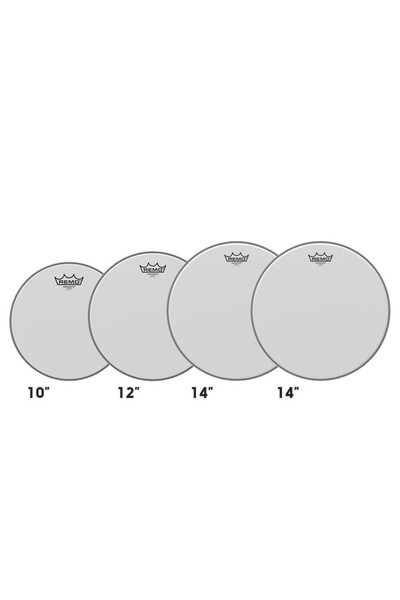 REMO PP-0110-BA ProPack Ambassador Coated (10-12-14 + 14) | Tam Set Tom ve Tr...