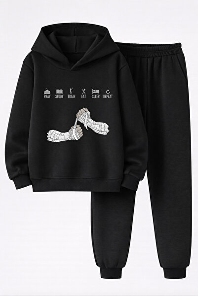 MAGORS Motivation and Discipline Themed 3-Ply Quality Sweatshirt and Trackpan...