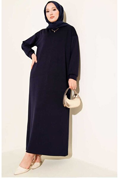 MODA MAÇKA PARK Silk Modal Fabric Plain Dress