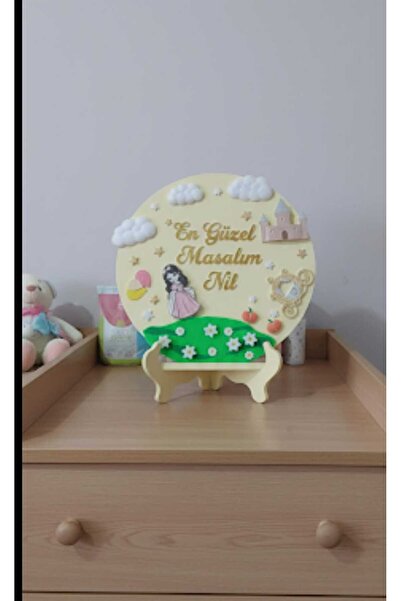 ATAY Kişiye Özel Işıklı Bebek Odası İsimliği & Gece Lambası - 3D Tasarım (21x...