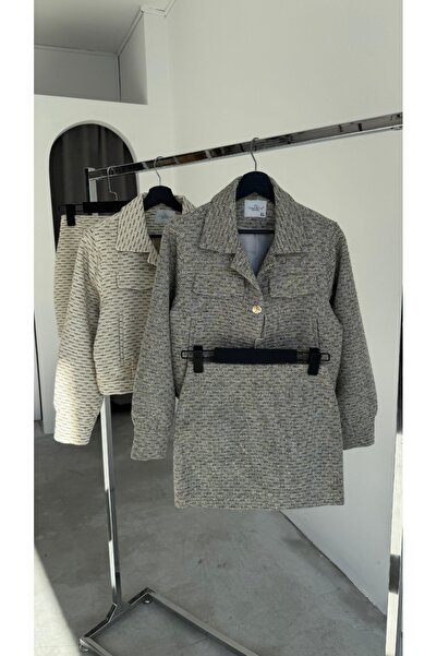 nutika Bomber Jacket Set - Gray