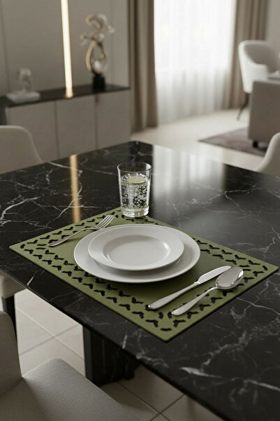 Morika Hotel & Home Textile Σετ 6 τεμαχίων από τεχνητό δέρμα σειράς Pares - 3...