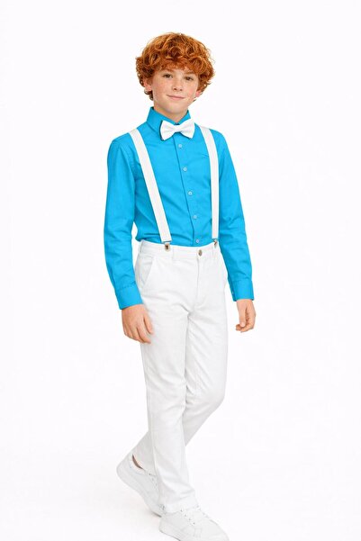 Kuraff Giyim Boy's Special Day Show Suit (Shirt-Trunks-Bow Tie Suit)