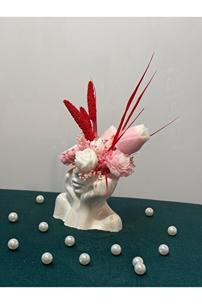 AS HOME STYLE Aranjament MUSE Artizanal din Ceară Naturală (Palmier & Soia)