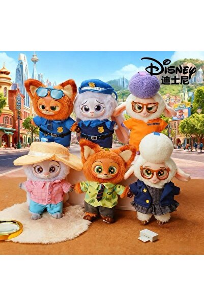 SHAMİRA 6 ADET zootopia zootropolis 6'lı set karışık figür