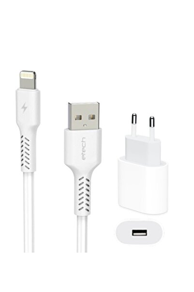 Astakos USB Lightning Hızlı Şarj Cihaz Adaptörü ve Kablo 3.0A 18W iPhone Uyum...
