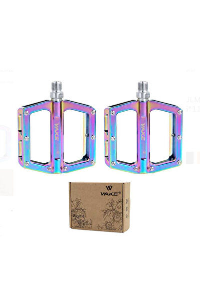 İthal WAKE ALUMİNYUM RULMANLI OILSLICK PLATFORM PEDAL 135*110*55mm