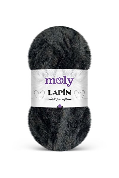Moly Lapin Tavşan Tüyü Dokulu Peluş Örgü İpi 100gr - [Color No: S2]