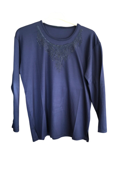 E-Giyimbank Long Sleeve Mother's Combed Cotton – Comfortable Fit Suitable for...