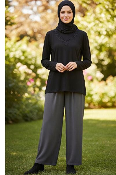 E-Giyimbank Long Sleeve Mother's Combed Cotton – Comfortable Fit Suitable for...