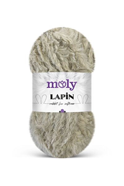 Moly Lapin Tavşan Tüyü Dokulu Peluş Örgü İpi 100gr - [Color No: S509]