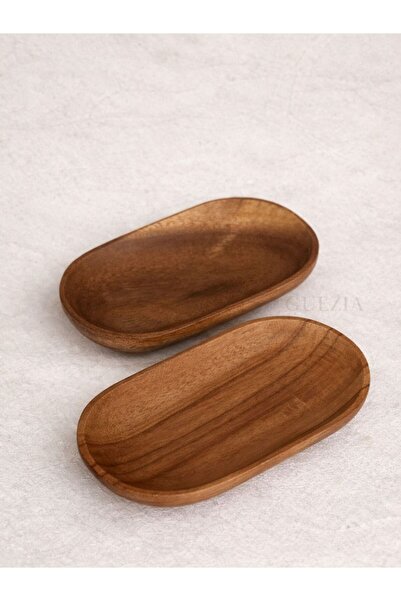 GUEZIA 2'li Akasya Oval Tabak