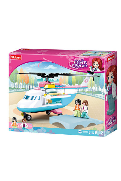 Sluban مروحية مستشفى أحلام الفتيات! (163 قطعة)