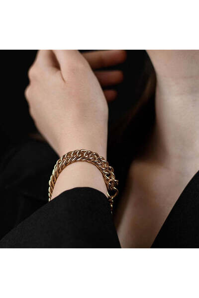 MOONGLOW ACCESSORIES Brățară cu lanț împletit