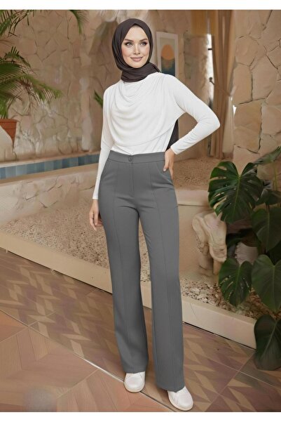 Gioni Smoked Çimalı Flared Trousers