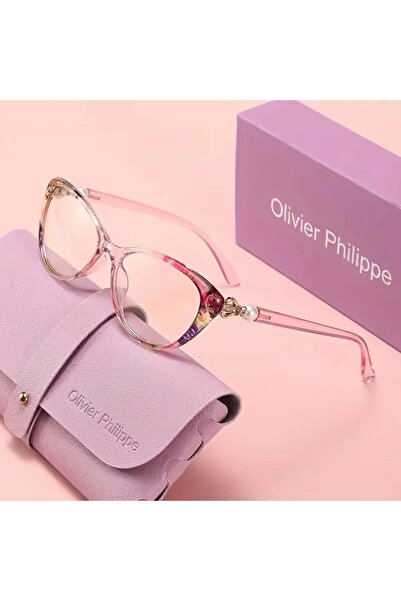 Olivier Philippe Lady Pink Blue Light Protection Glasses