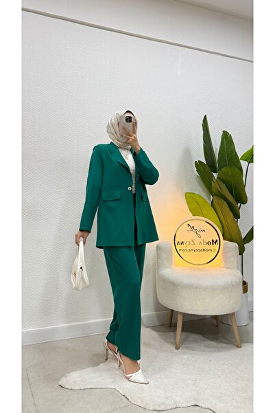 moda zeynaa Vera Blazer Pantolon Takım