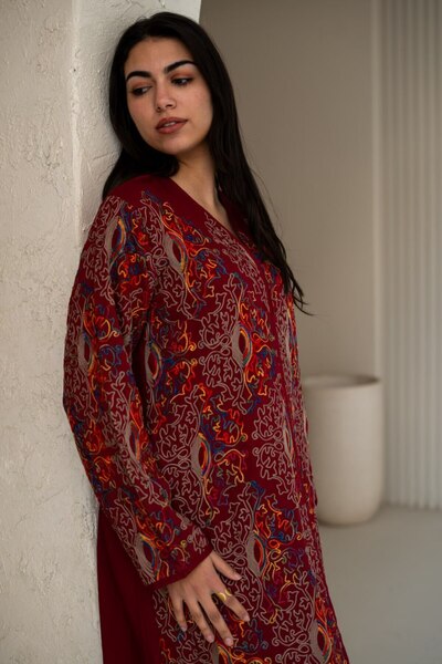 Braids جلابية بتفاصيل فنية دقيقة وأناقة تحاكي الفخامة الراقيةSM - 61