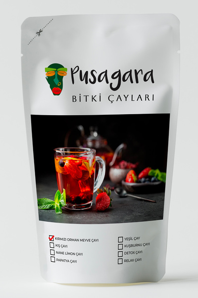 pusagara KIRMIZI ORMAN MEYVELİ BİTKİ ÇAYI