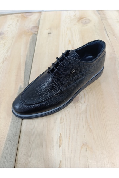 LİCCAS Men's Transitional Classic Shoes Genuine Inner and Outer Leather Rubbe...