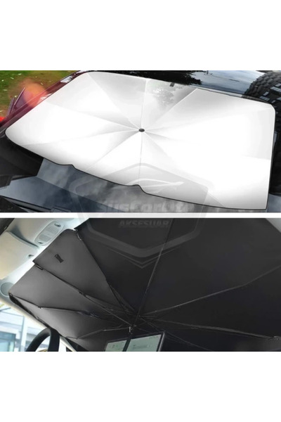 Epilons مظلة سيارة متوافقة مع رينو سيمبول، داسيا سانديرو، أوبل كورسا، فورد كا...