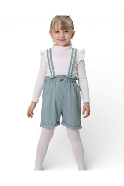 Ege Bebek Fată de 2-3-4-5-6 ani, pantaloni scurți din catifea, rochie din 2 p...