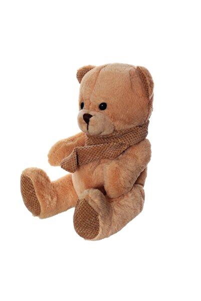 Recostore Ursuleț de pluș cu eșarfă, 21 cm, maro