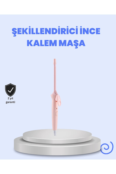 Epilons مكواة تجعيد الشعر الرقيقة المطلية بالسيراميك 130 ° حرارة ثابتة